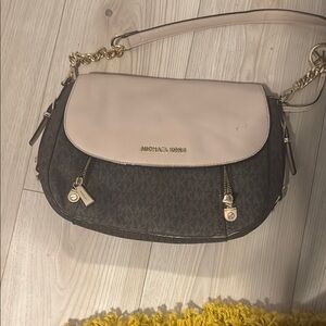 Michael Kors Pink and Brown Women's Bag